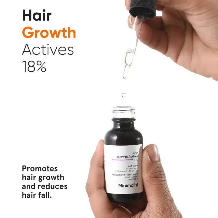 18% HGA Hair Serum 30 ml, Black
