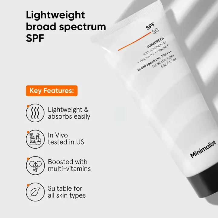 SPF 50 PA++++ Sunscreen, White