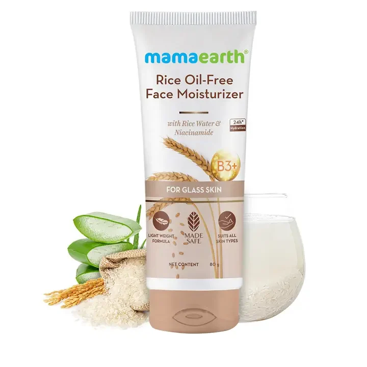 Rice Oil-Free Moisturizer 80 g, White