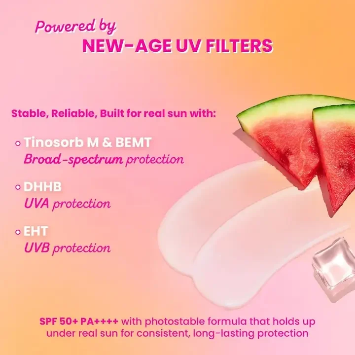 Watermelon Sunscreen SPF50, Pink