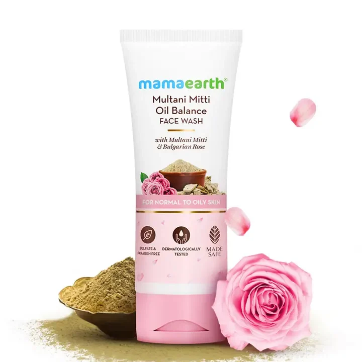 Multani Mitti Facewash 100ml, Pink