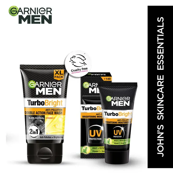 Men Face Wash & Moisturiser, Green
