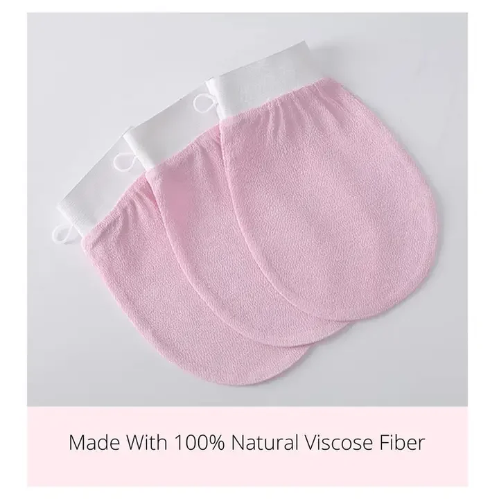 Bath Glove & Body Scrub Tool, Pink
