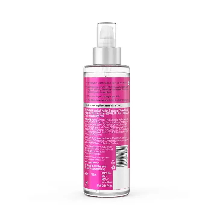 Anti Frizz Hair Serum-200ml, Transparent