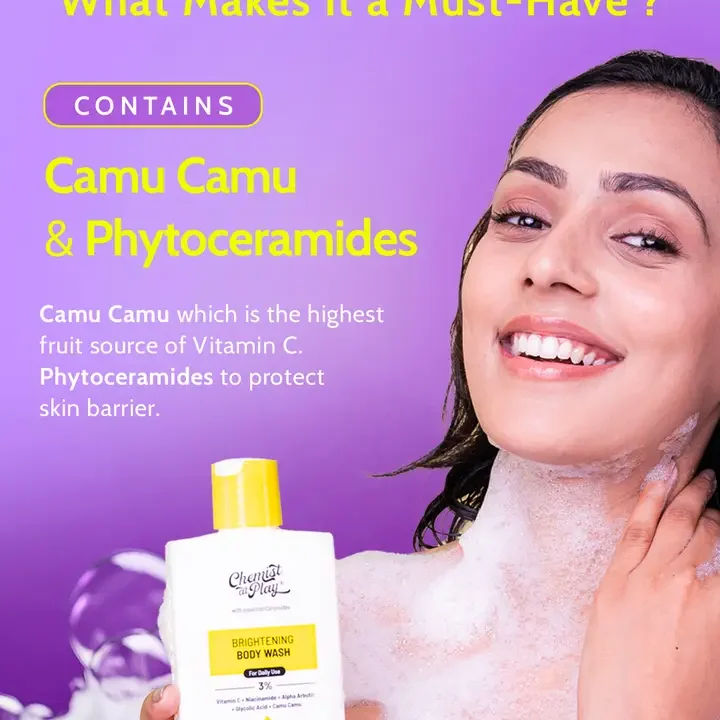 Brightening Body Wash - 236ml, Yellow