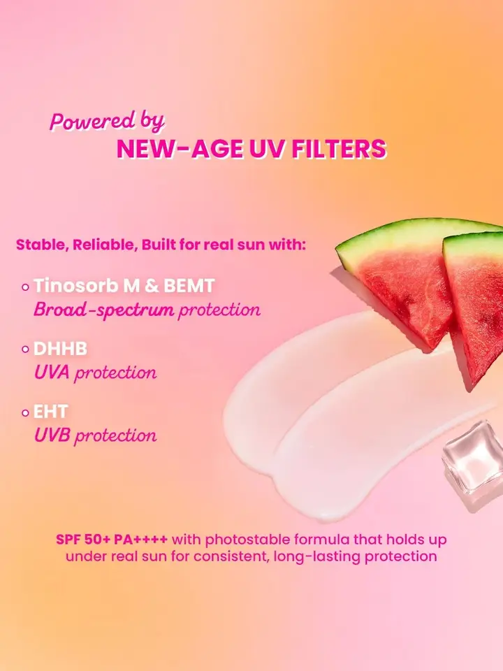 Skin Care Watermelon Sunscreen, Pink