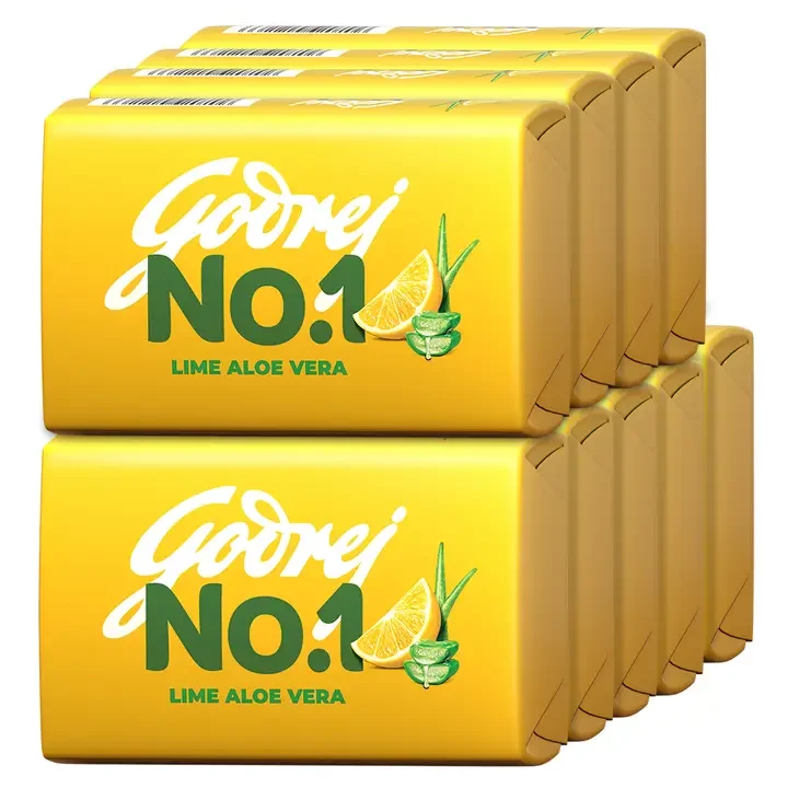 Set of 9 Lime & Aloe Vera Soap, Green