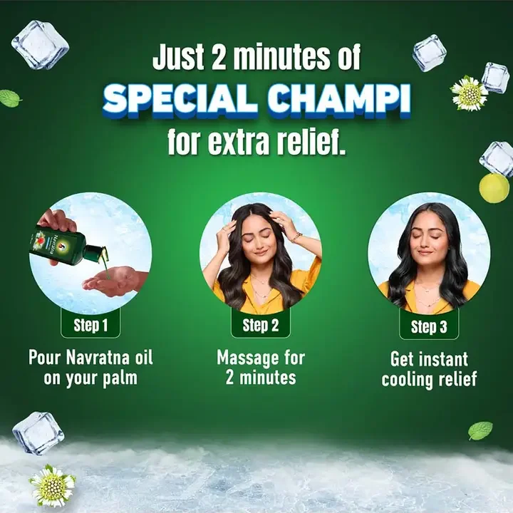 Extra Thanda Cool Hair Oil, Green