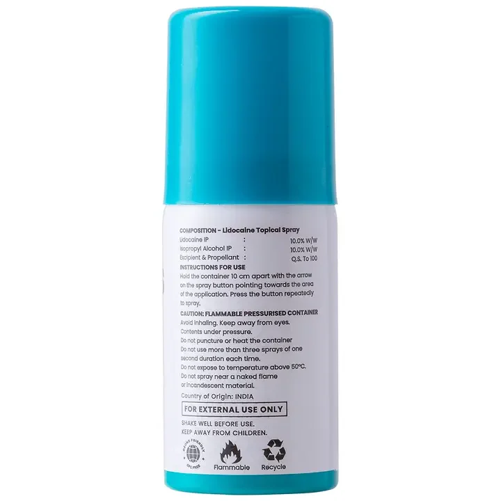Urjas Topical Spray-20gm, Transparent