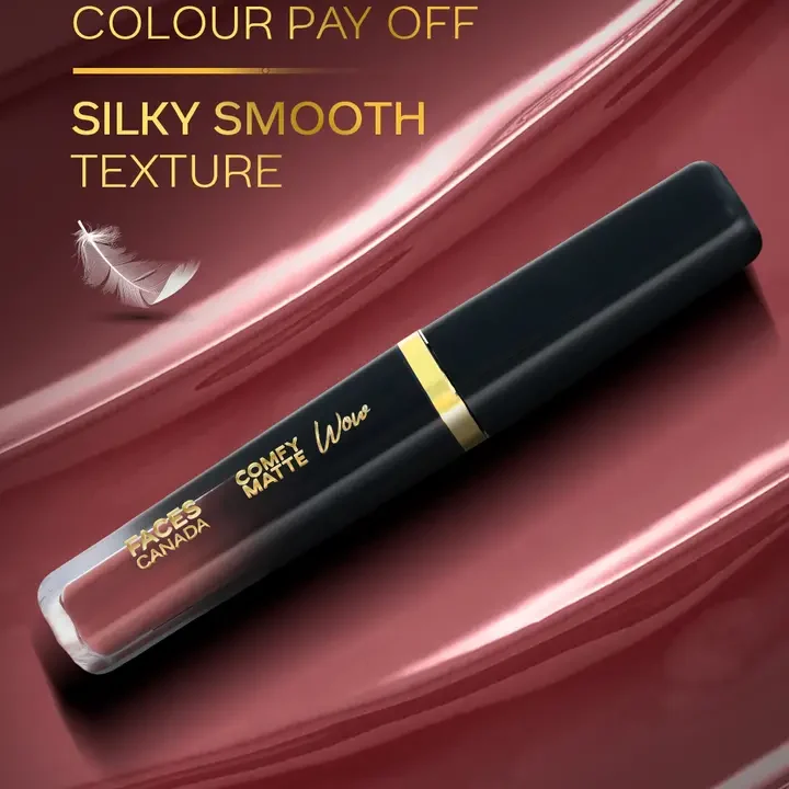 Comfy Matte Wow Lipstick-07, Brown