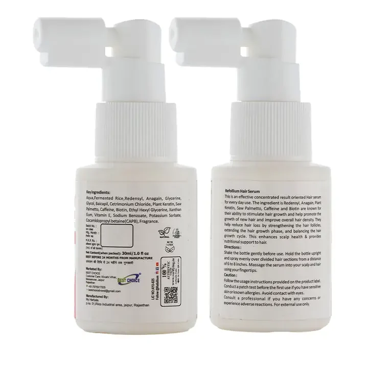 Hair Growth Serum - 30 ml, White
