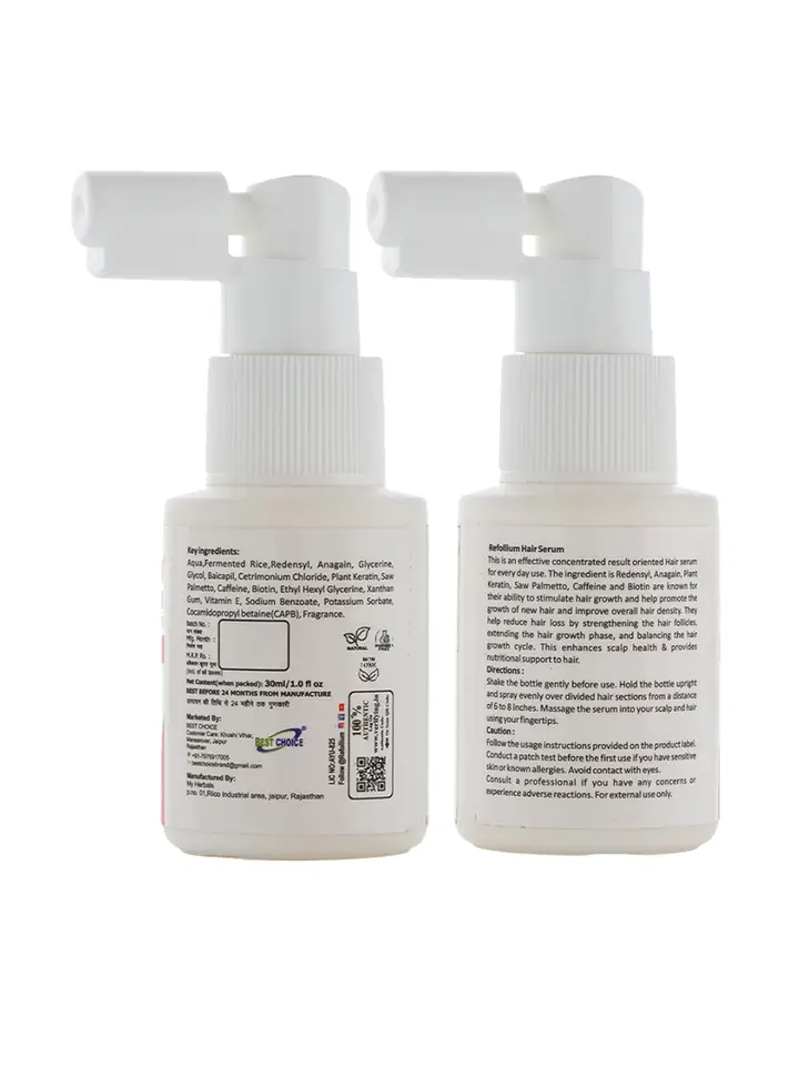 Hair Growth Serum - 30 ml, White