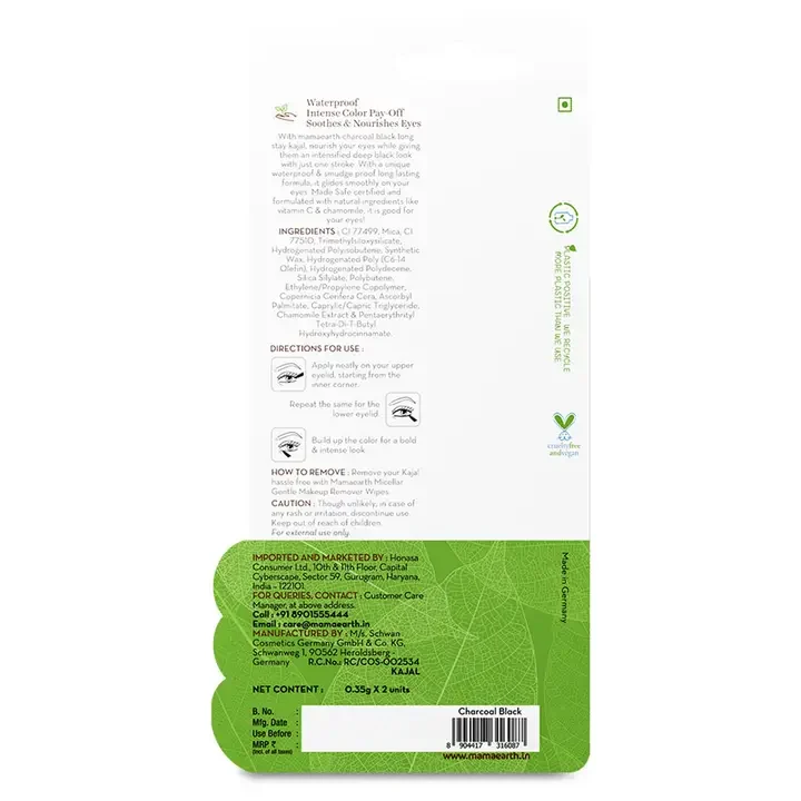 Pack of 2 Long Stay Kajals, Black