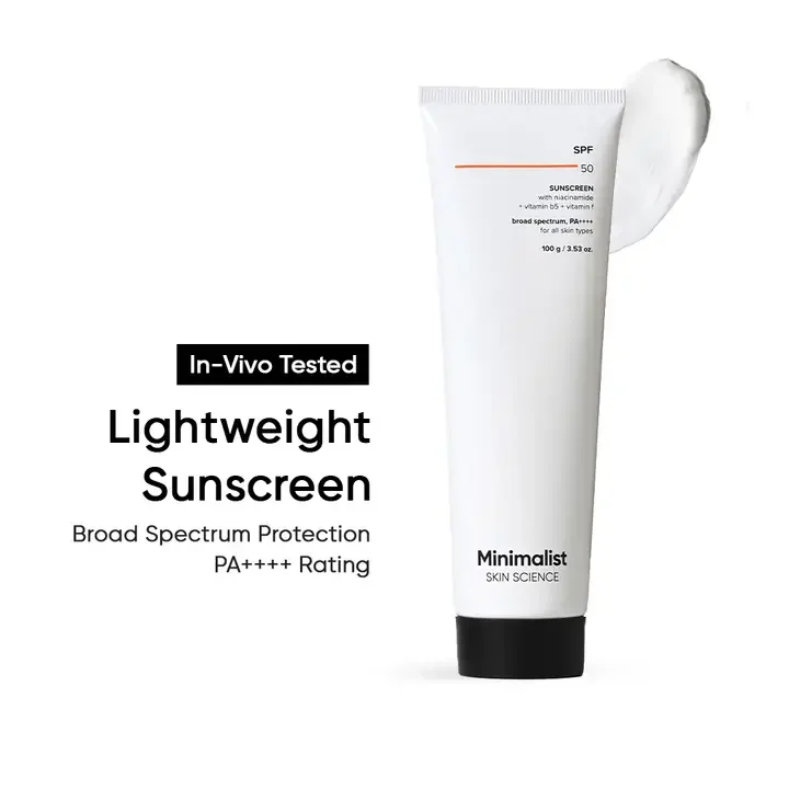 SPF50 Sunscreen - 100 g, White