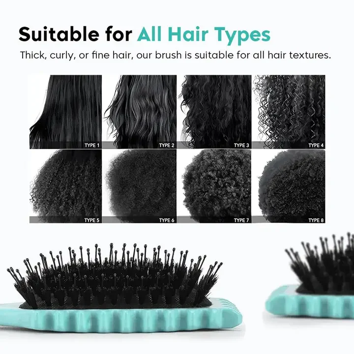 Curl Defining Hair Brush, Green