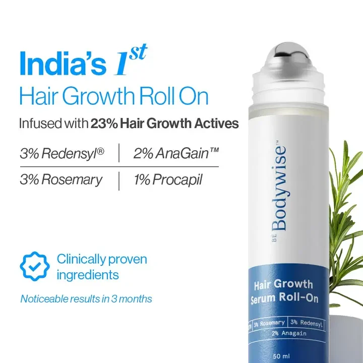 Hair Serum Roll On - 50ml, White