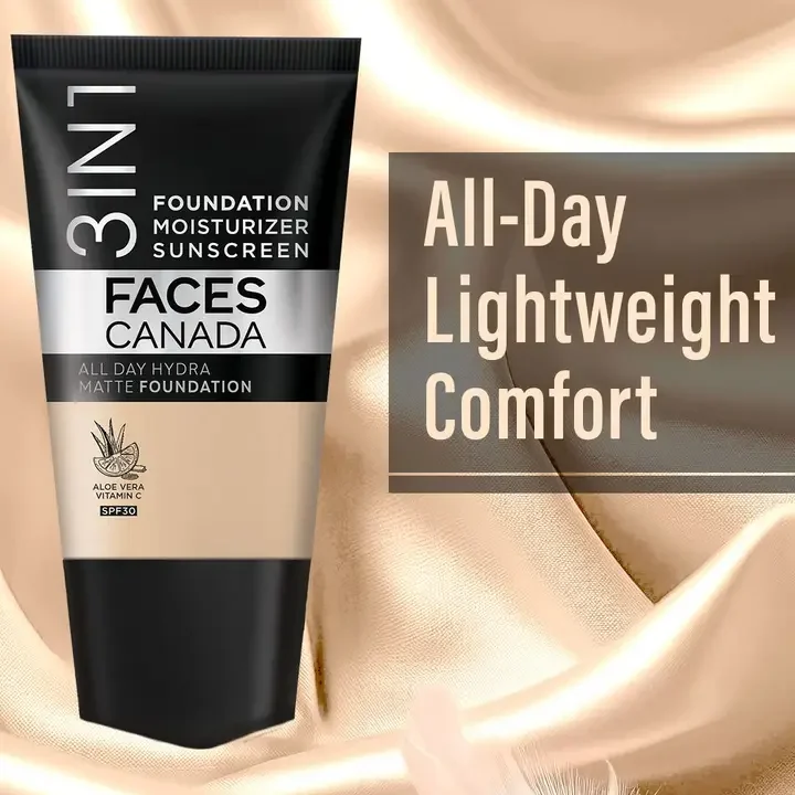 Set Of 3 Makeup Combo, Beige