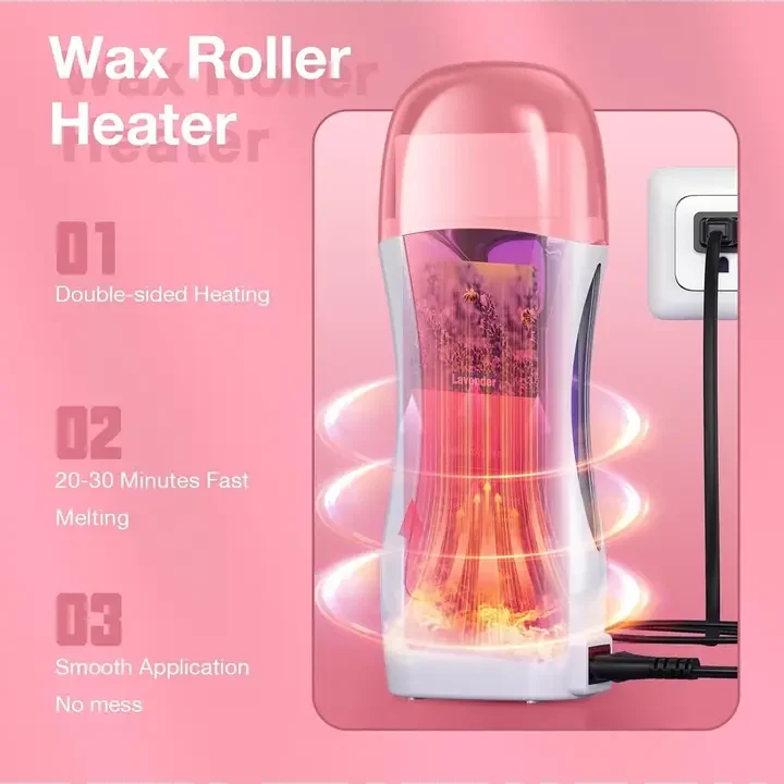 Wax Heater for Hair Removal, Pink