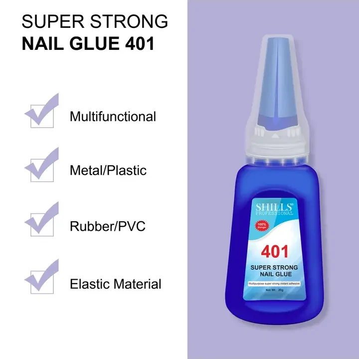 401 Nail Glue - 20 g, Transparent