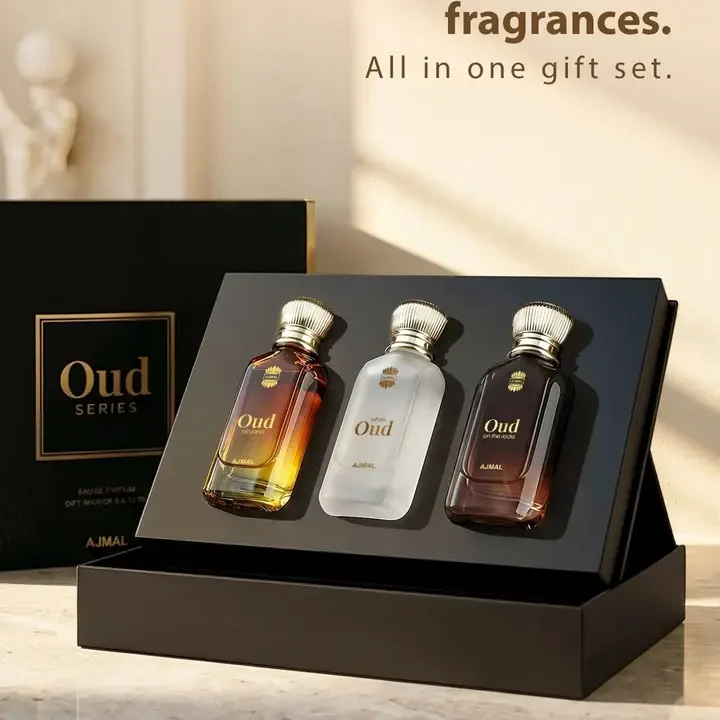 Unisex Oud Series Giftset-90ml, Transparent
