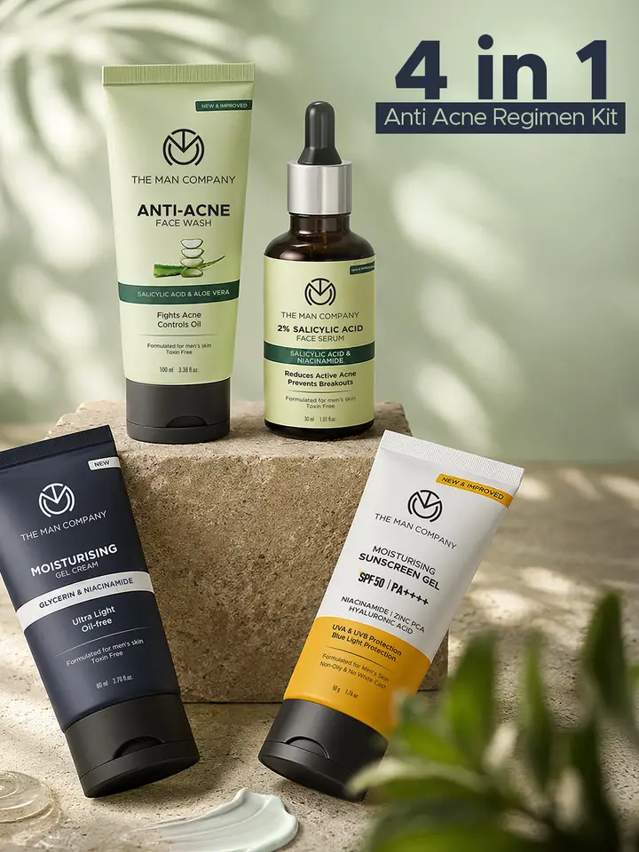 Acne Care Grooming Combo Men, Black