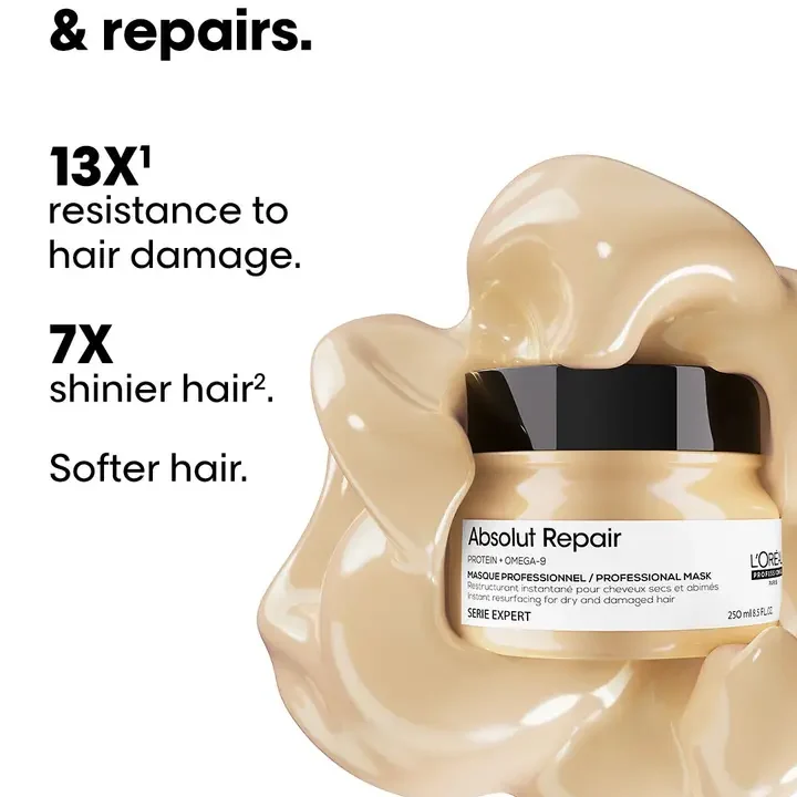 Absolut Repair Hair Mask-250g, Beige